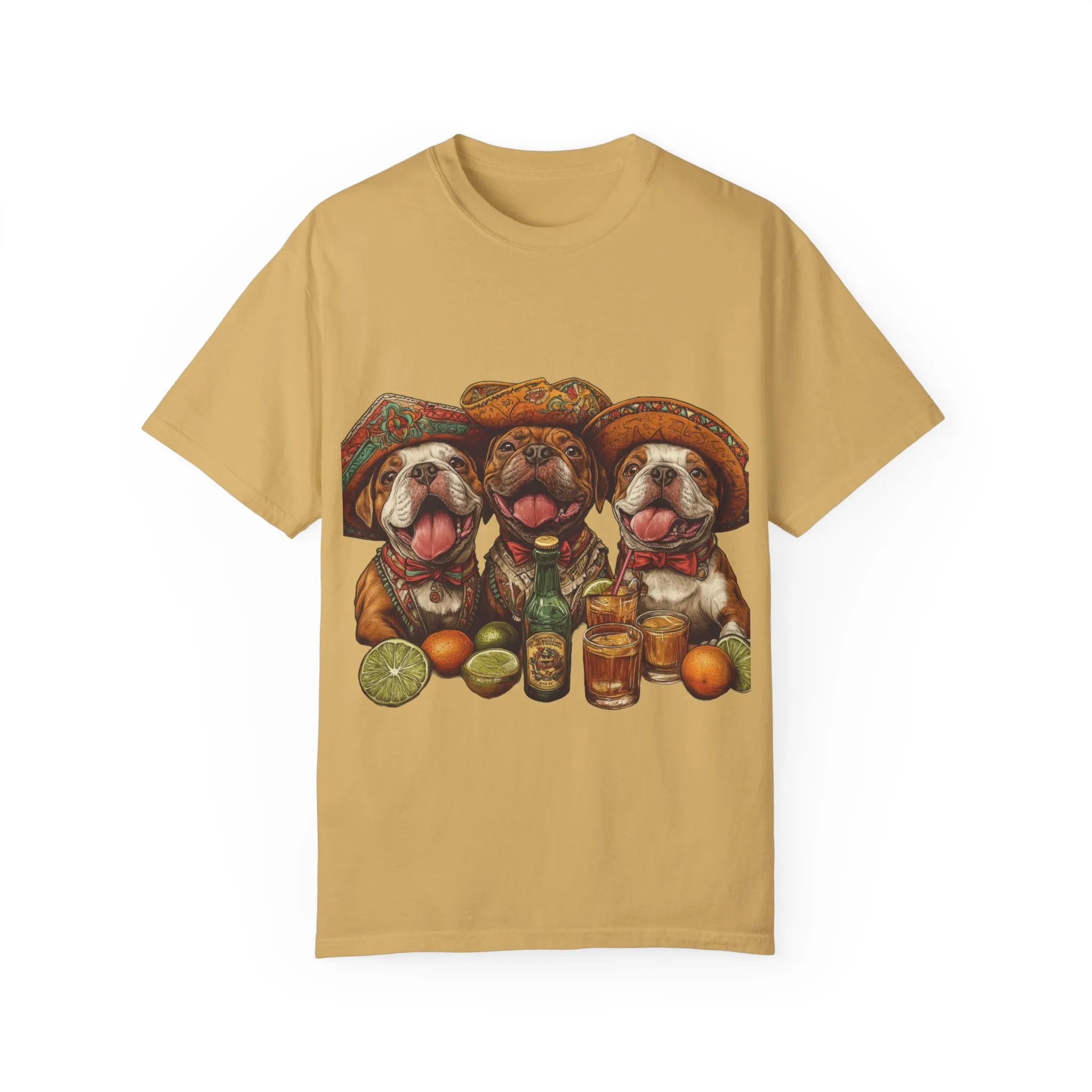 Funny Pug Party T-Shirt - Unisex Garment-Dyed Tee for Dog Lovers - Image 9