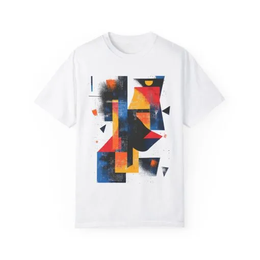Colorful Abstract Art T-Shirt | Unisex Garment-Dyed Tee - Image 5