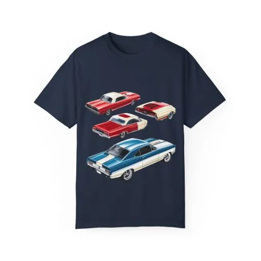 Classic Muscle Car Graphic Unisex T-Shirt – Perfect Gift for Auto Enthusiasts & Retro Lovers - Image 2