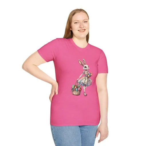 Easter Bunny Softstyle Unisex T-Shirt - Cute Spring Design for Holiday Celebrations - Image 39