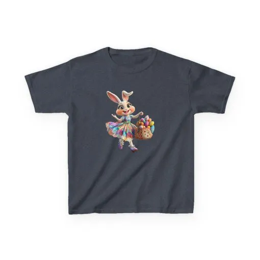 Easter Bunny Kids Tee - Cute Cotton T-Shirt for Spring Celebrations - Image 25