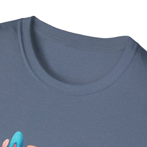 Happy Easter Unisex Softstyle T-Shirt - Fun Spring Bunny Design - Image 37