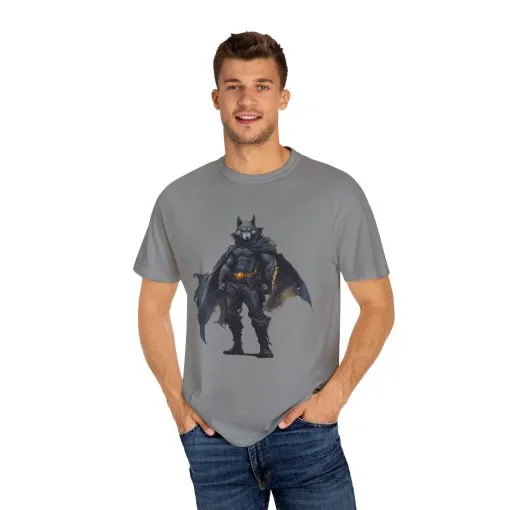 Heroic Wolf T-Shirt | Unisex Garment-Dyed Tee for Animal Lovers & Comic Fans - Image 31