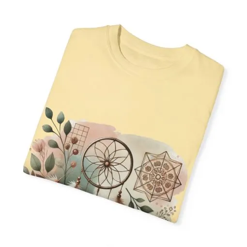 Dreamcatcher Boho T-Shirt | Unisex Garment-Dyed Tee for Spiritual Vibes - Image 18