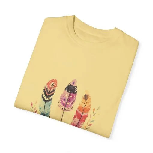 Boho Feather Graphic Unisex T-Shirt - Perfect for Nature Lovers & Casual Outfits - Image 17