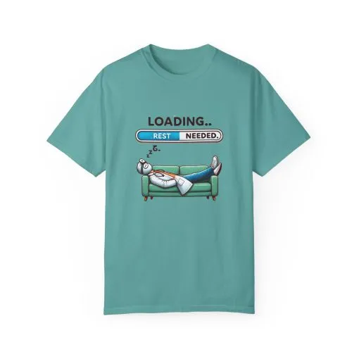 Loading Rest Needed Unisex Garment-Dyed T-Shirt - Image 21