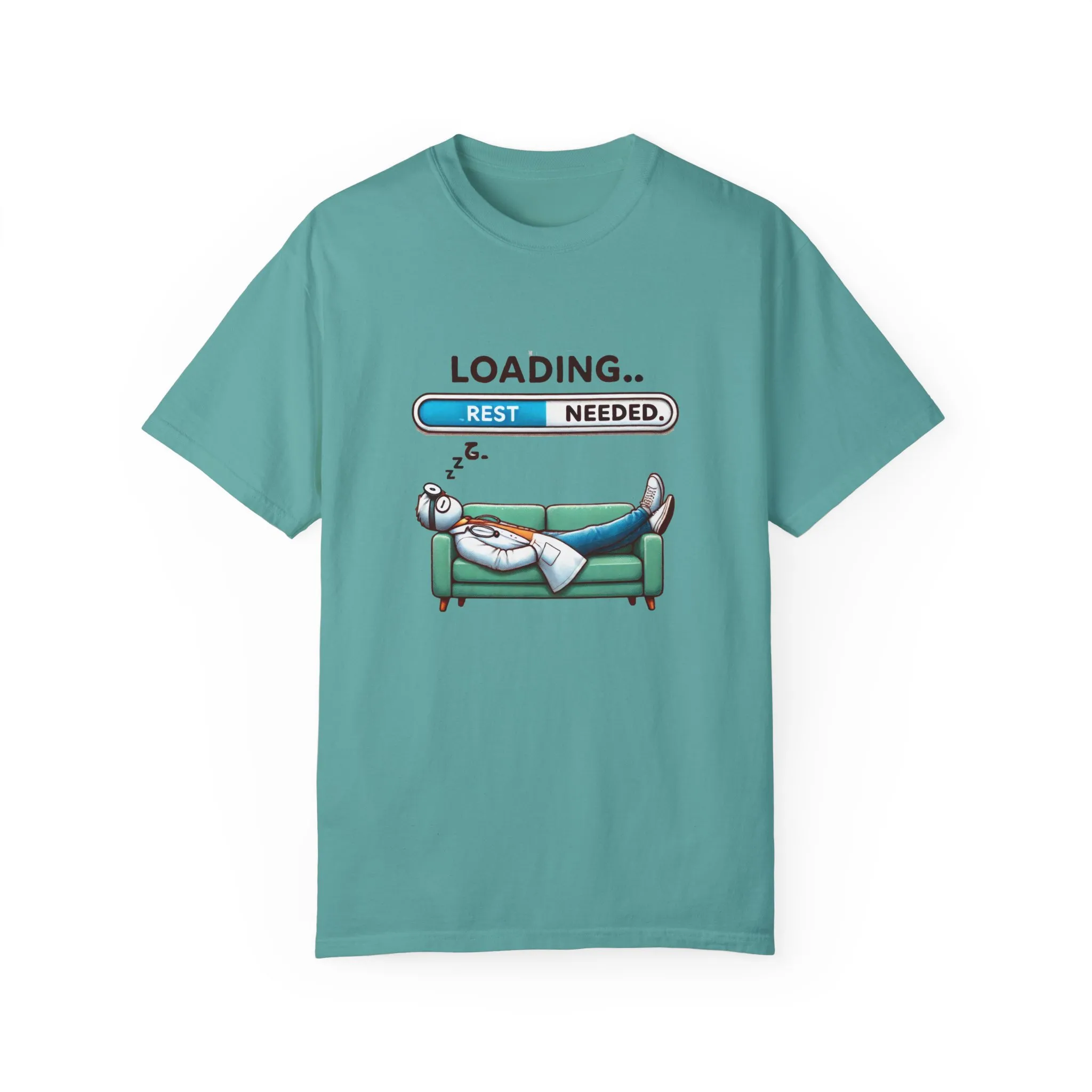 Loading Rest Needed Unisex Garment-Dyed T-Shirt - Image 21