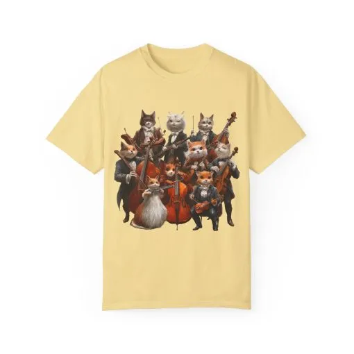 Whimsical Cat Orchestra Unisex T-Shirt - Perfect Gift for Animal Lovers - Image 25