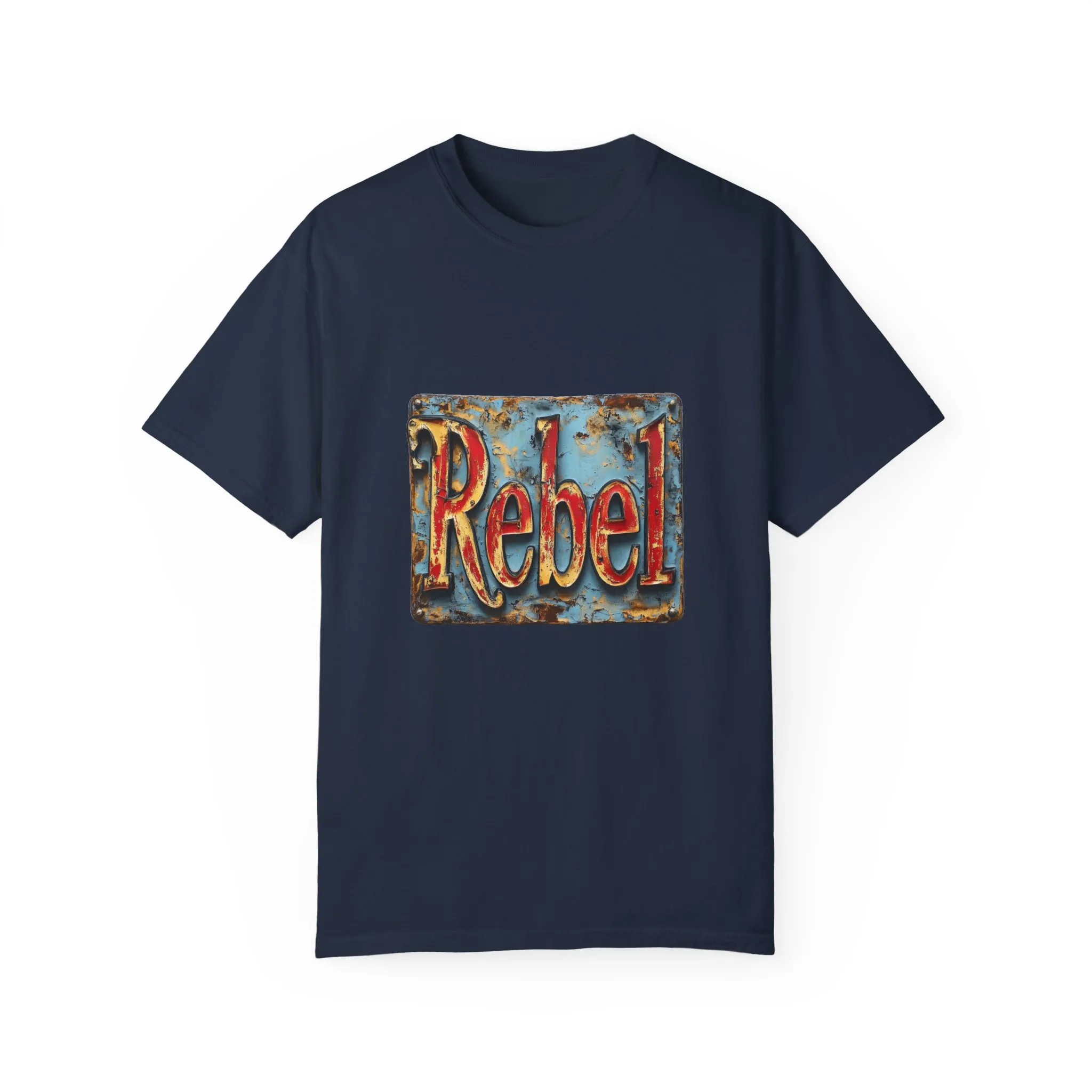 Rebel Unisex Garment-Dyed T-Shirt - Vintage Style Graphic Tee - Image 45