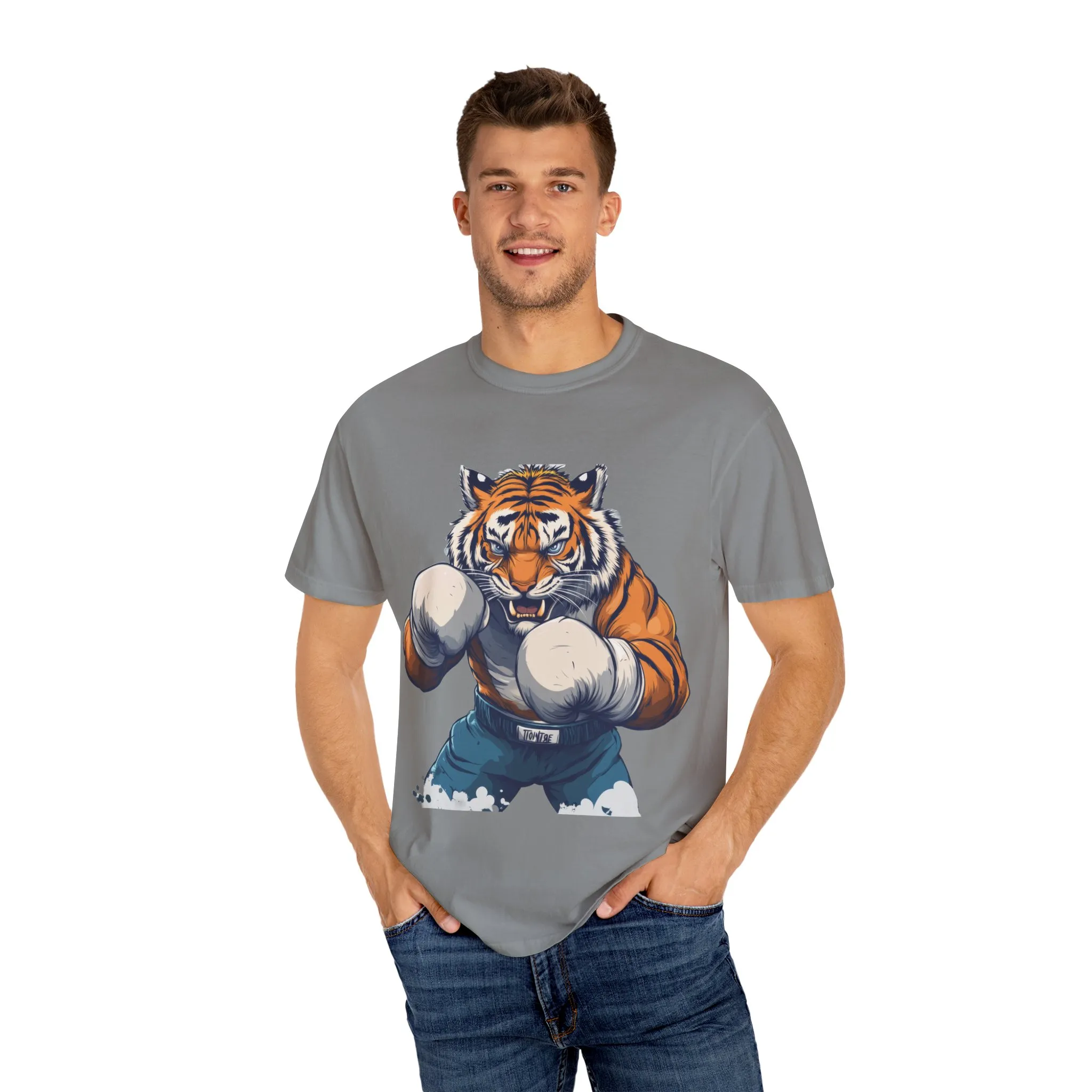 Fierce Tiger Graphic Unisex T-Shirt - Bold Boxing Design - Image 30