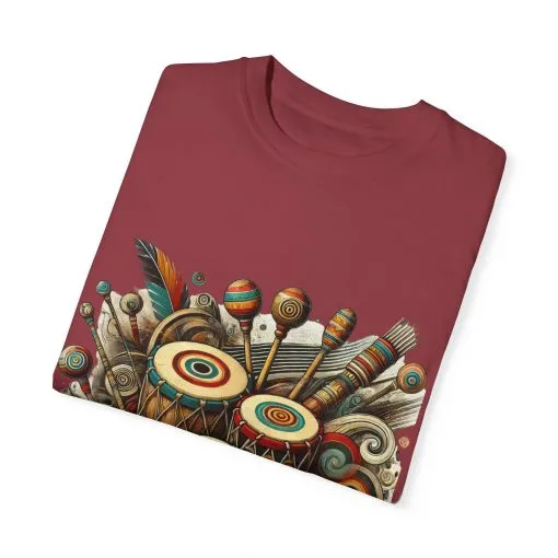 Colorful Bohemian Music Festival T-Shirt - Image 46