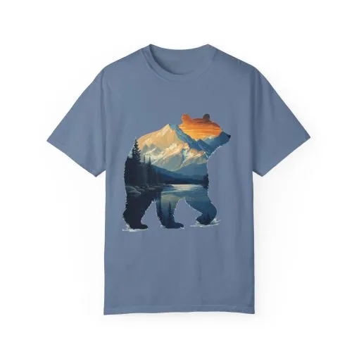 Mountain Bear Graphic T-Shirt | Nature Lover Apparel - Image 13