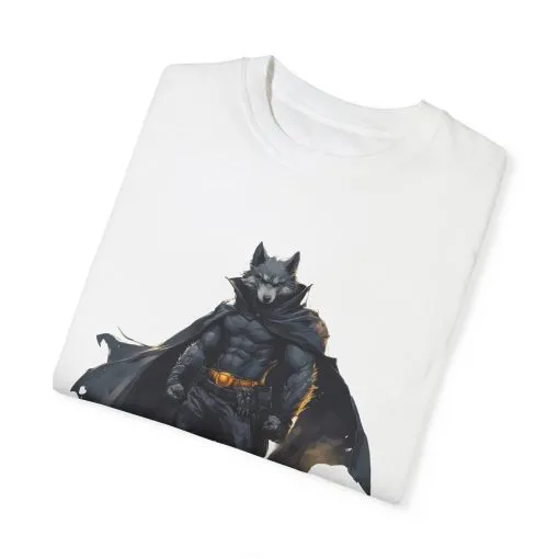 Heroic Wolf T-Shirt | Unisex Garment-Dyed Tee for Animal Lovers & Comic Fans - Image 6
