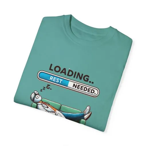 Loading Rest Needed Unisex Garment-Dyed T-Shirt - Image 22