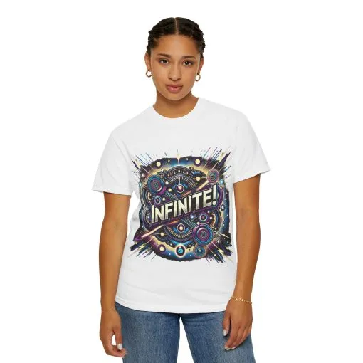 Cosmic Infinite Unisex Garment-Dyed T-Shirt - Explore the Universe - Image 8