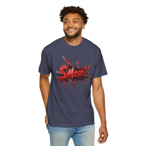Unisex Smash Graphic T-Shirt – Trendy Casual Wear for Game Lovers - Image 24