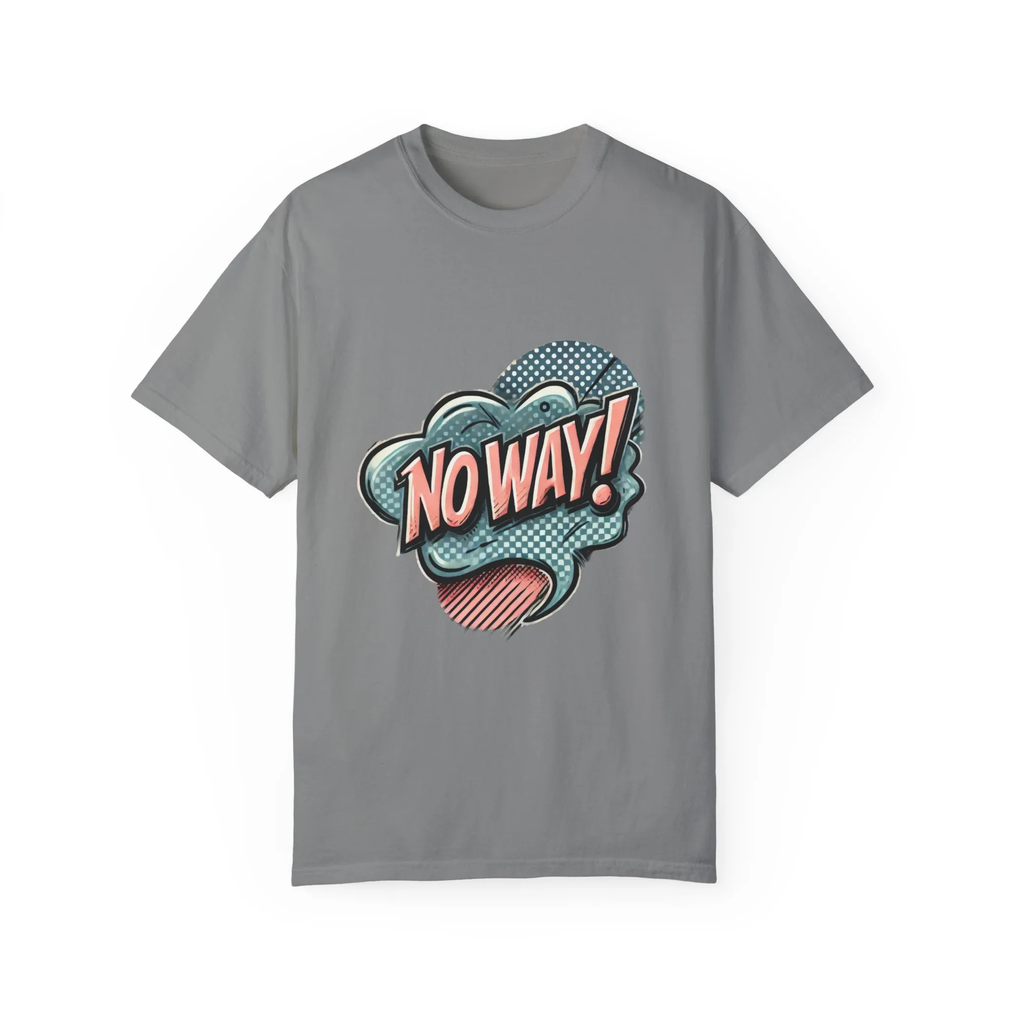 'No Way!' Graphic Tee - Unisex Garment-Dyed T-Shirt for Casual Vibes - Image 29