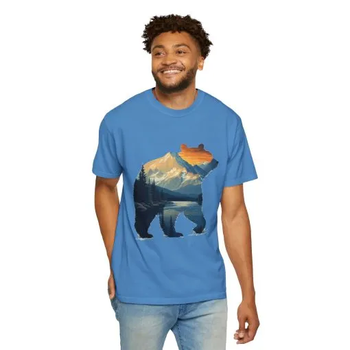 Mountain Bear Graphic T-Shirt | Nature Lover Apparel - Image 4
