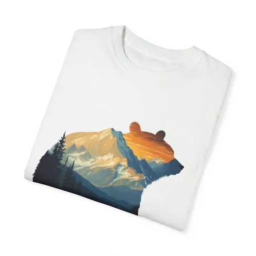 Mountain Bear Graphic T-Shirt | Nature Lover Apparel - Image 6