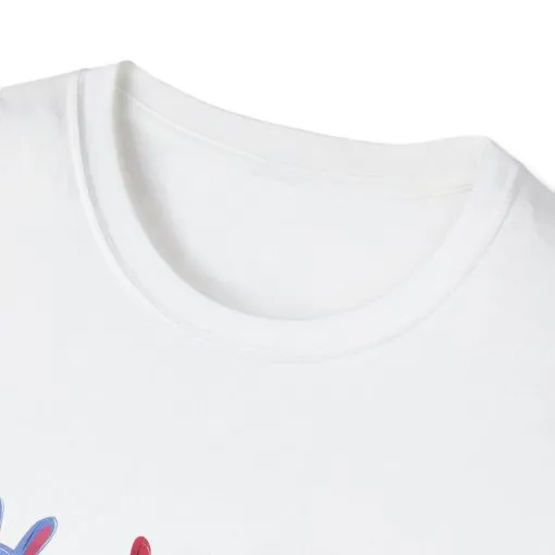 Easter Joy Unisex Softstyle T-Shirt - Spring Floral Design - Image 7