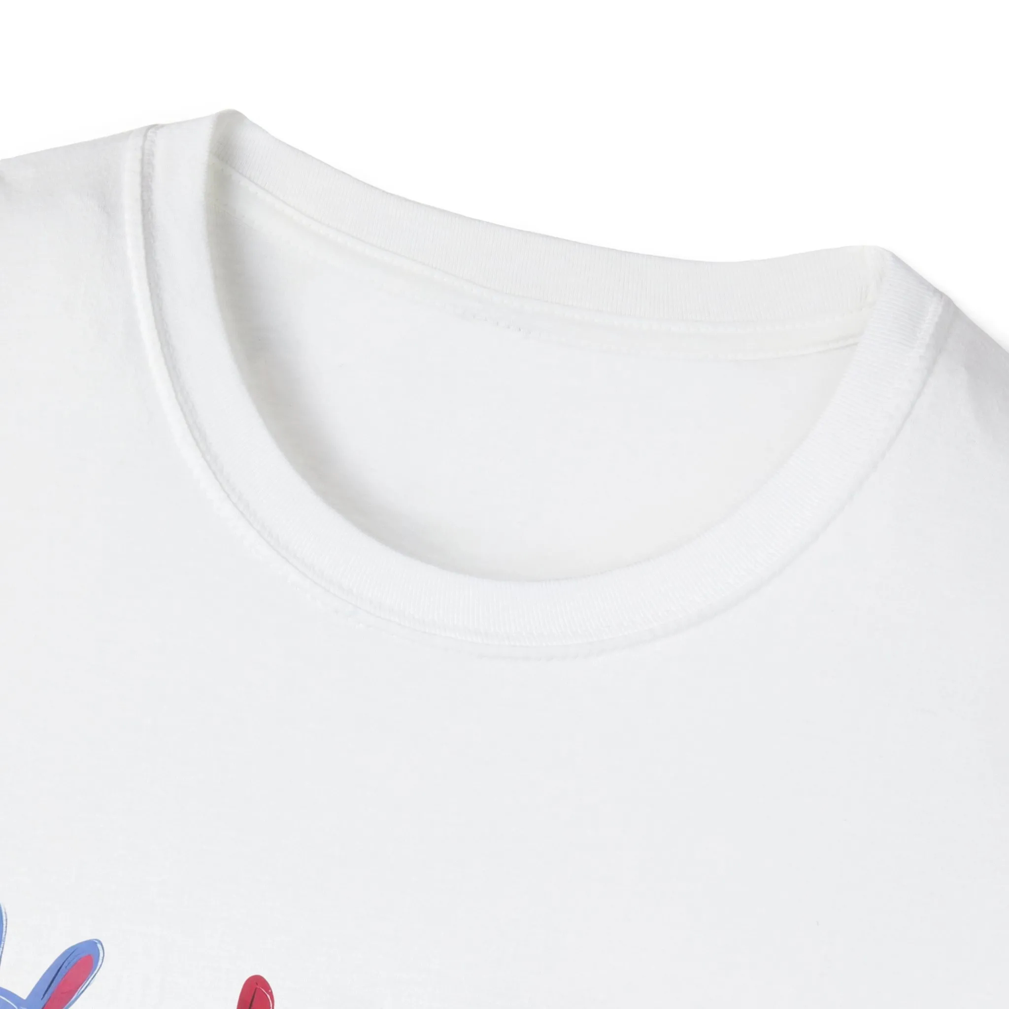 Easter Joy Unisex Softstyle T-Shirt - Spring Floral Design - Image 7