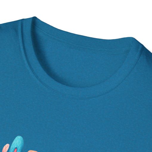 Happy Easter Unisex Softstyle T-Shirt - Fun Spring Bunny Design - Image 42