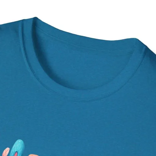 Happy Easter Unisex Softstyle T-Shirt - Fun Spring Bunny Design - Image 42
