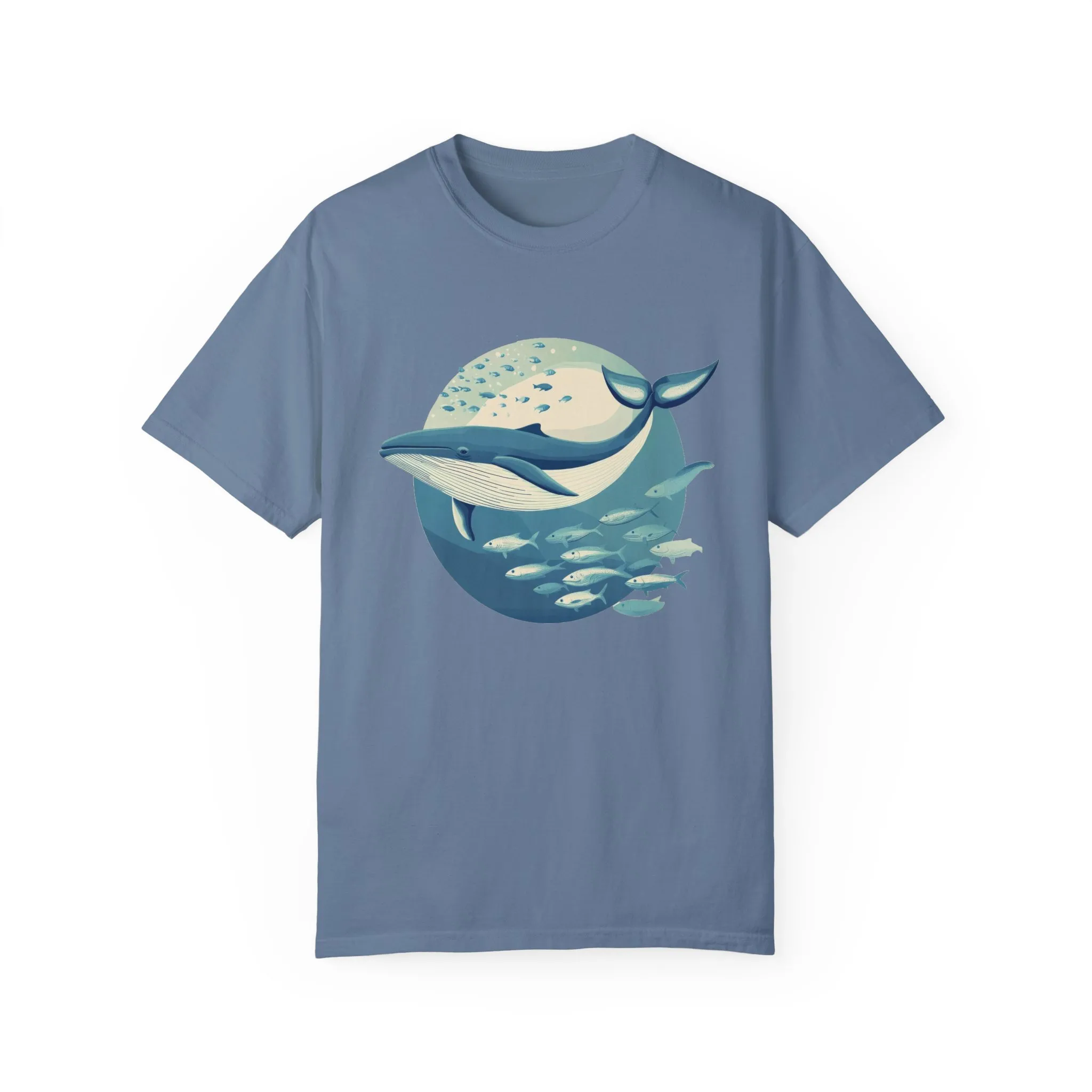 Whale Watching Unisex Garment-Dyed T-Shirt | Ocean Lover's Tee - Image 17