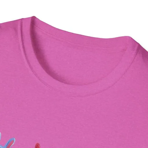 Easter Joy Unisex Softstyle T-Shirt - Spring Floral Design - Image 42