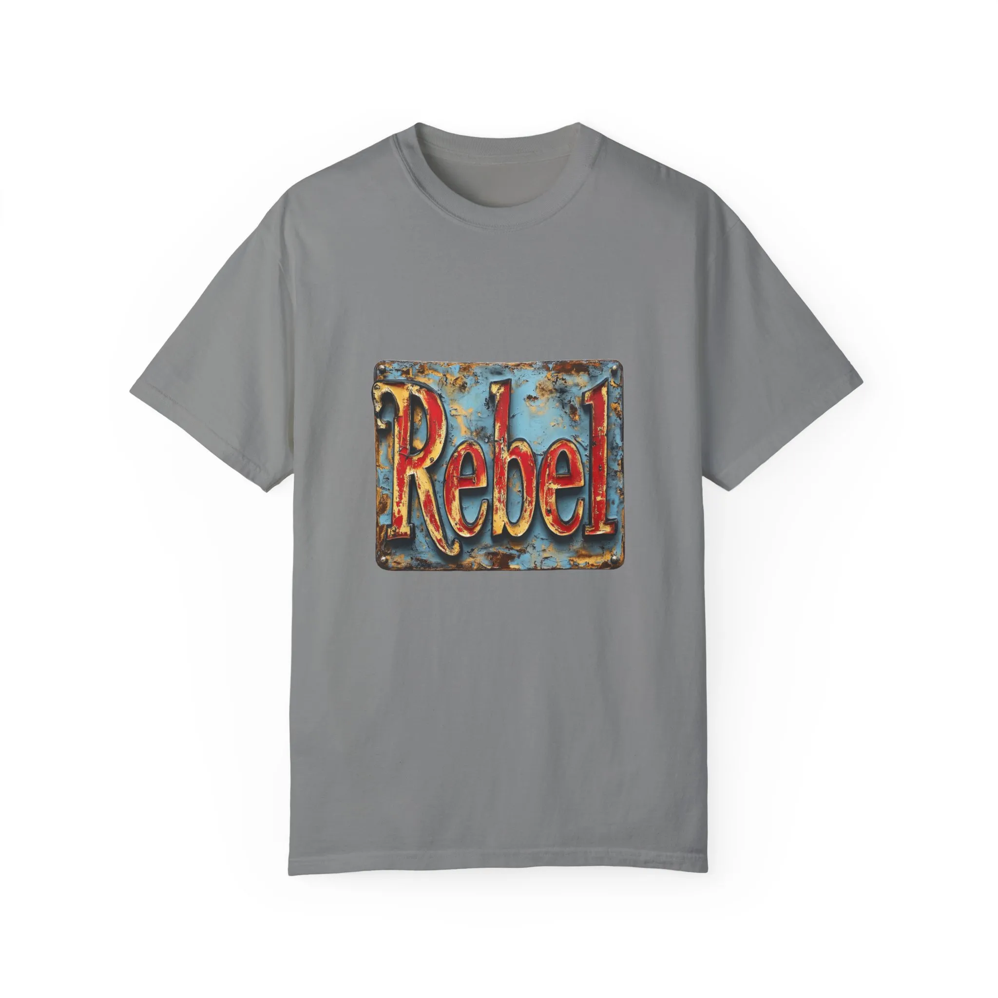 Rebel Unisex Garment-Dyed T-Shirt - Vintage Style Graphic Tee - Image 33