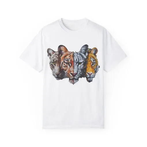 Wildlife Fusion Unisex Garment-Dyed T-Shirt - Image 5