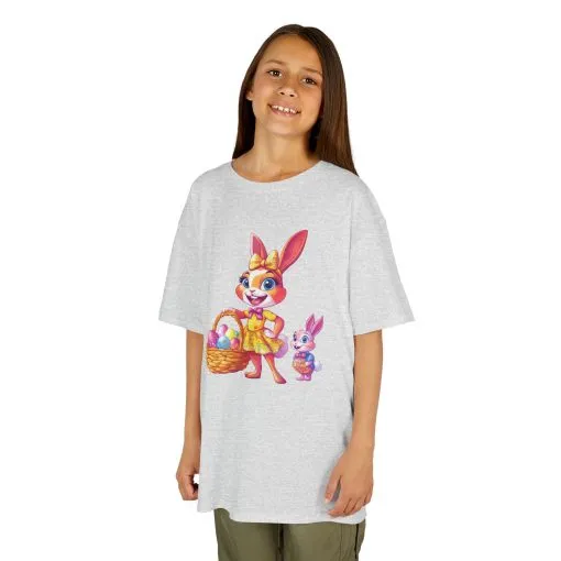 Easter Bunny Kids Tee - Cute Cotton T-Shirt for Spring Celebrations - Image 9