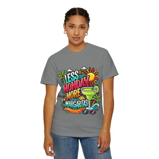 Less Monday More Margaritas Unisex T-Shirt - Fun Summer Vibes - Image 25