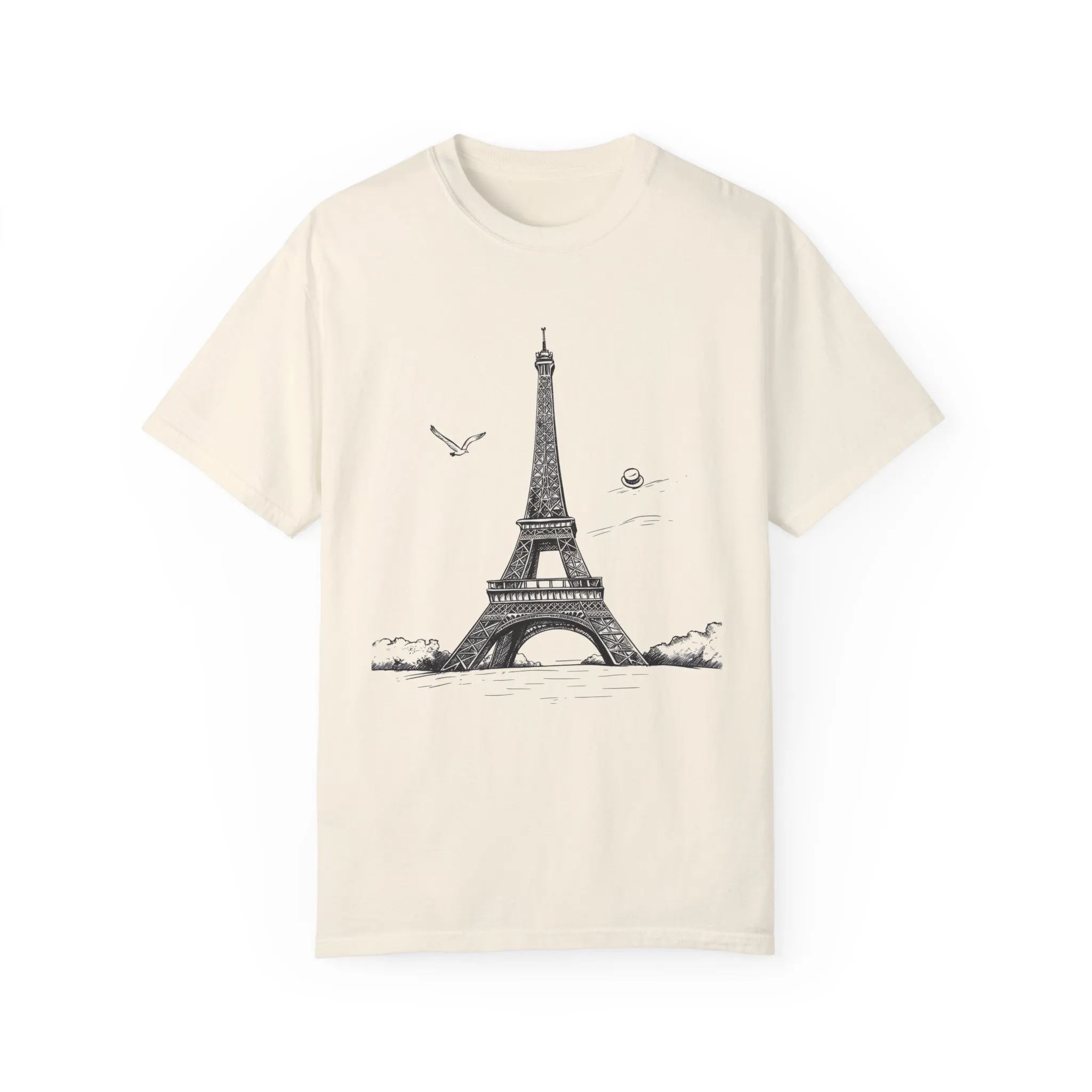 Eiffel Tower Graphic Unisex T-Shirt - Vintage Parisian Style