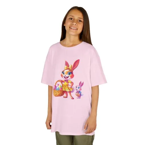 Easter Bunny Kids Tee - Cute Cotton T-Shirt for Spring Celebrations - Image 30