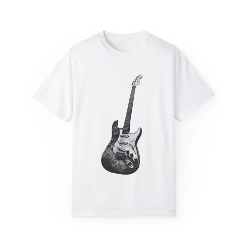 Vintage Guitar Unisex T-Shirt - Perfect for Musicians and Music Lovers - Image 5