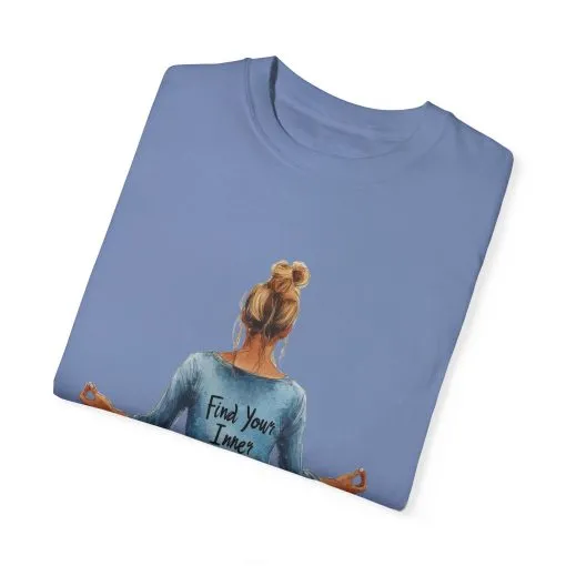 Find Your Inner Peace Unisex Garment-Dyed T-Shirt - Image 10