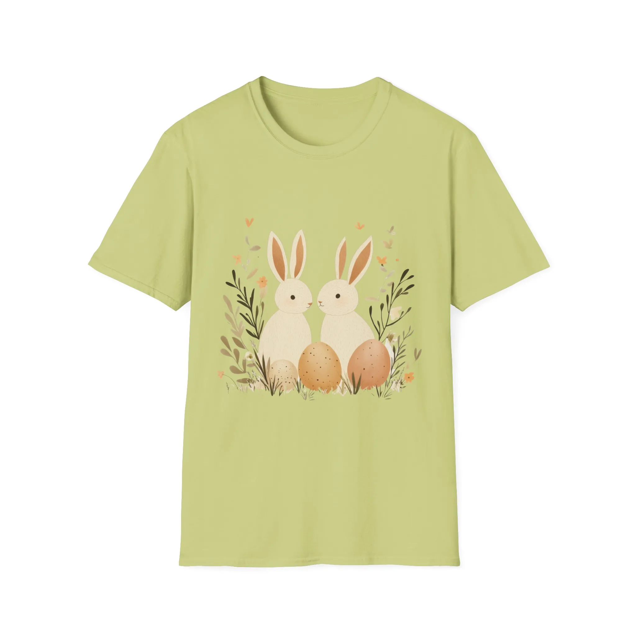 Easter Bunny Graphic Unisex Softstyle T-Shirt - Image 21