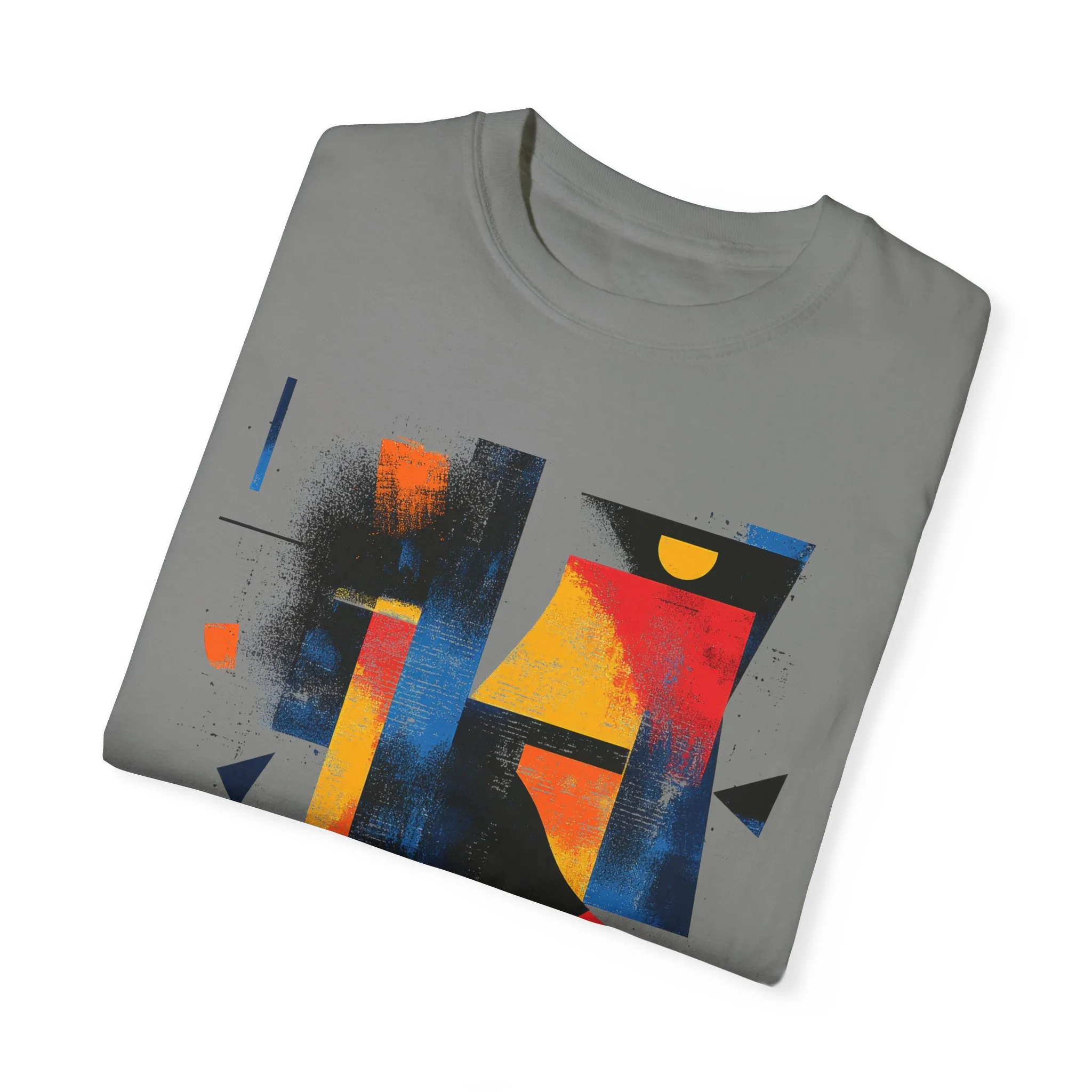 Colorful Abstract Art T-Shirt | Unisex Garment-Dyed Tee - Image 38