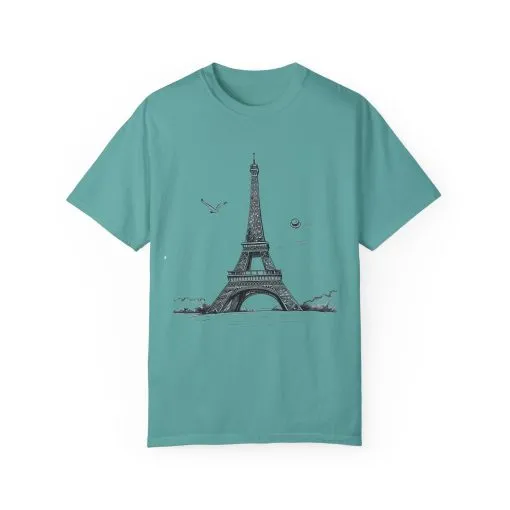 Eiffel Tower Graphic Unisex T-Shirt - Vintage Parisian Style - Image 21