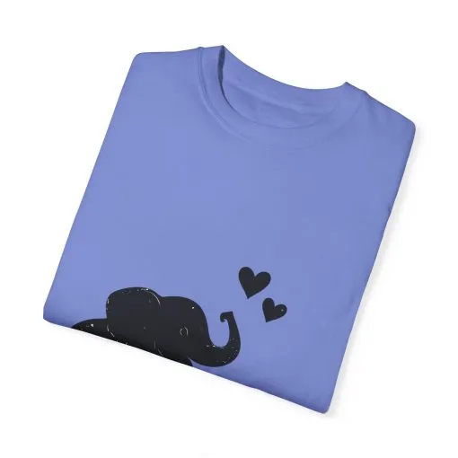 Heartwarming Elephant Love Unisex T-Shirt - Image 34