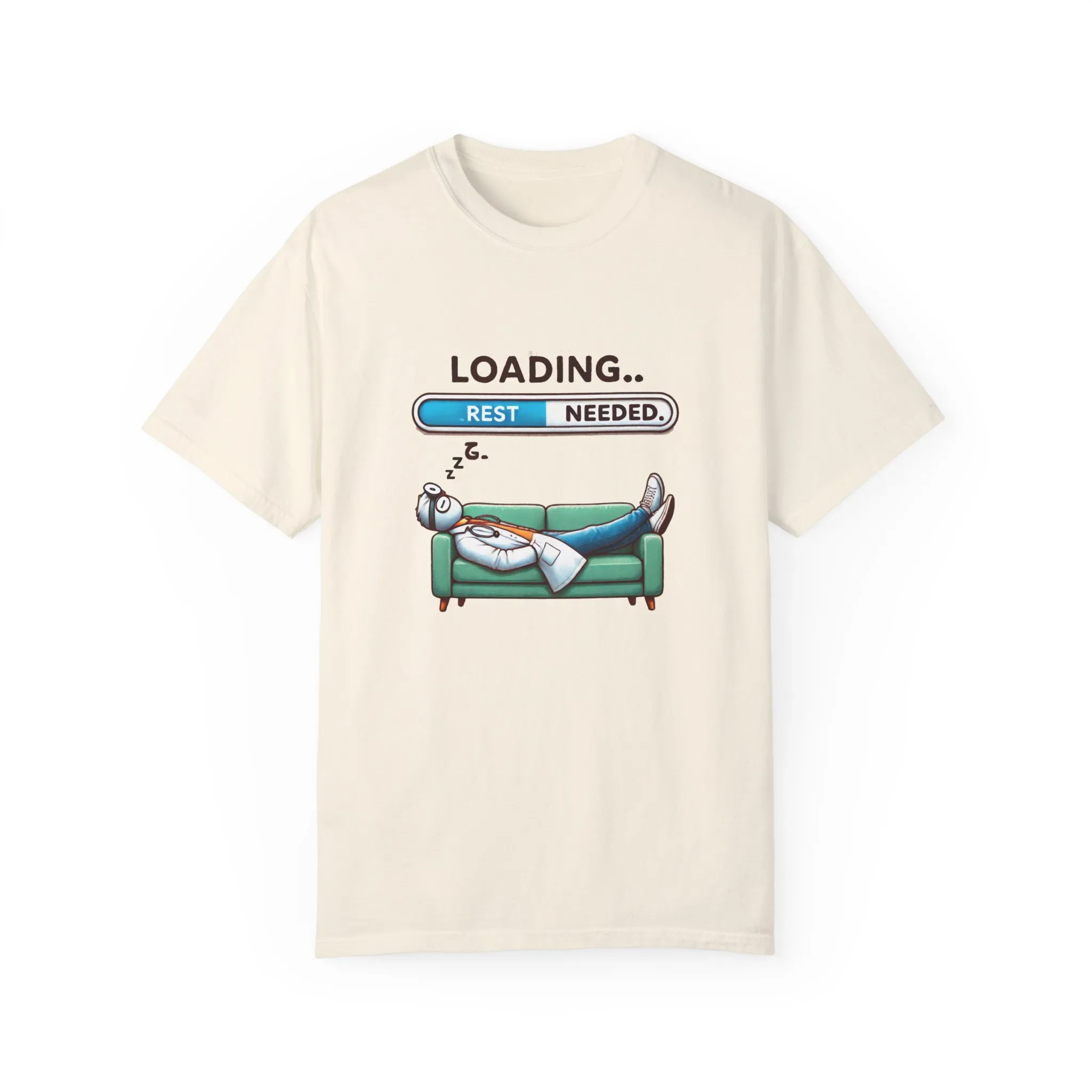 Loading Rest Needed Unisex Garment-Dyed T-Shirt - Image 5