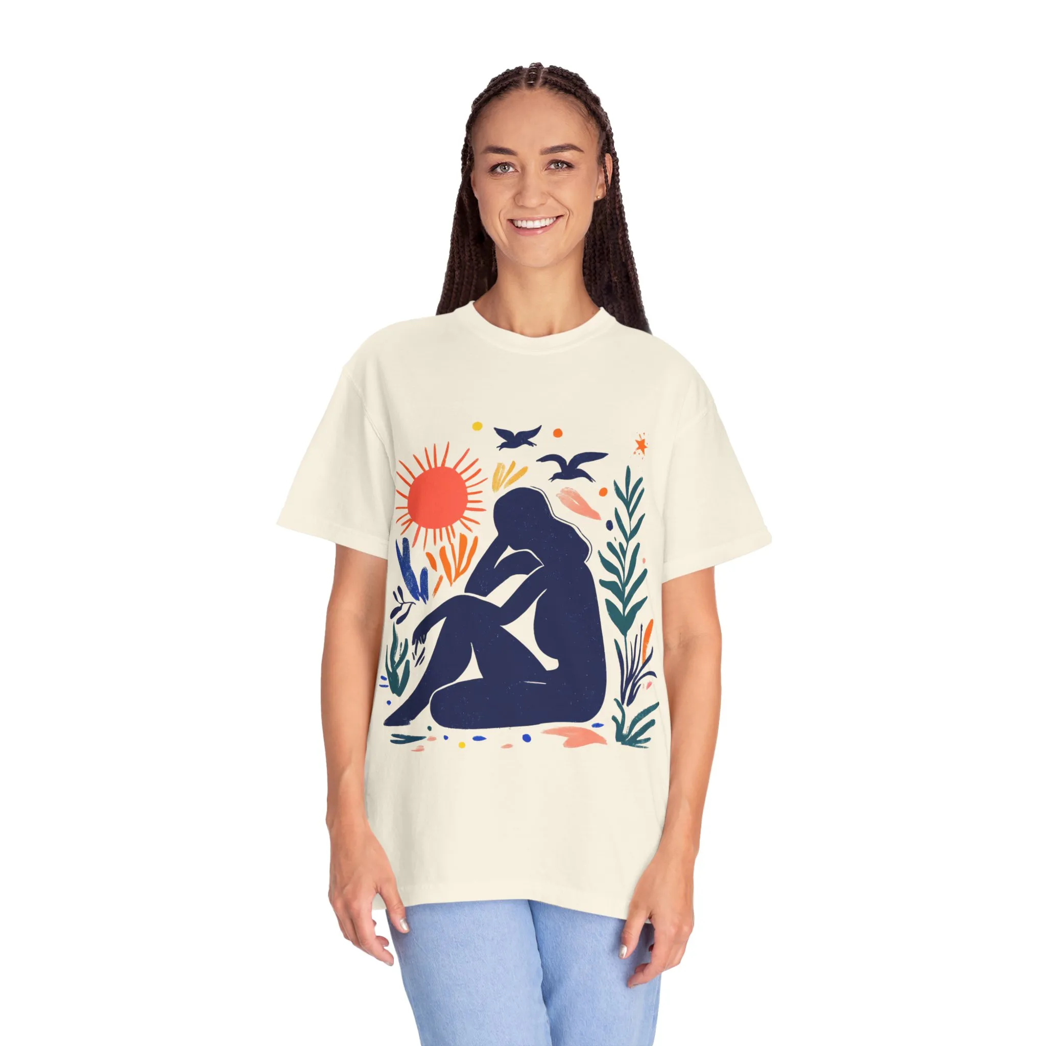 Eco-Friendly Unisex Graphic T-Shirt - Nature-Inspired Design for Mindfulness - Image 7