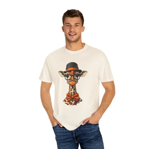 Stylish Giraffe Graphic Unisex T-Shirt - Fun and Trendy Apparel for Animal Lovers - Image 3