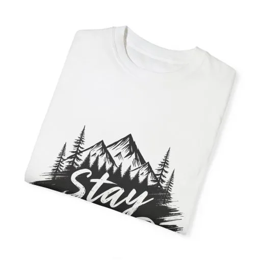 Stay Wild Unisex Garment-Dyed T-Shirt for Adventure Lovers - Image 6