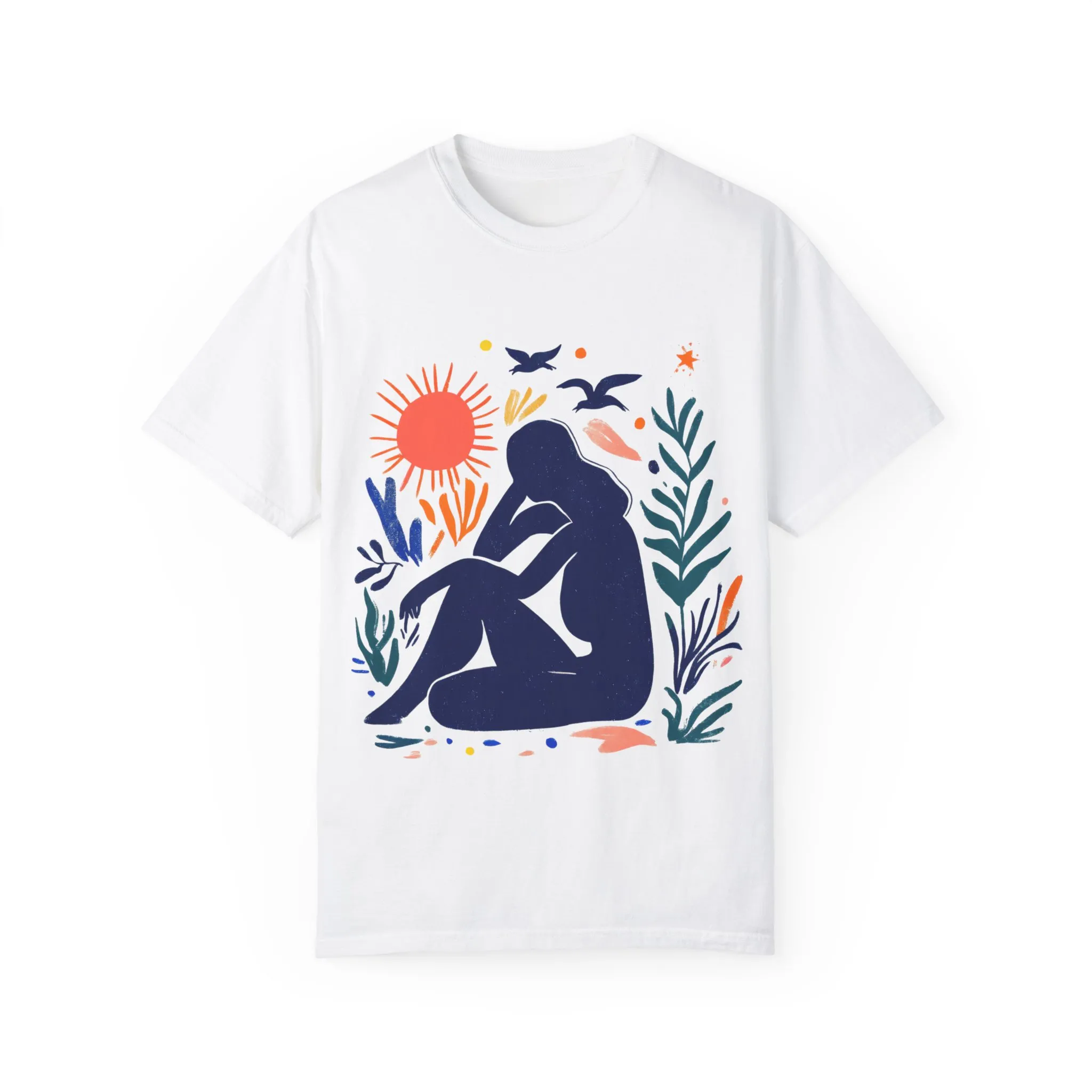 Eco-Friendly Unisex Graphic T-Shirt - Nature-Inspired Design for Mindfulness - Image 2