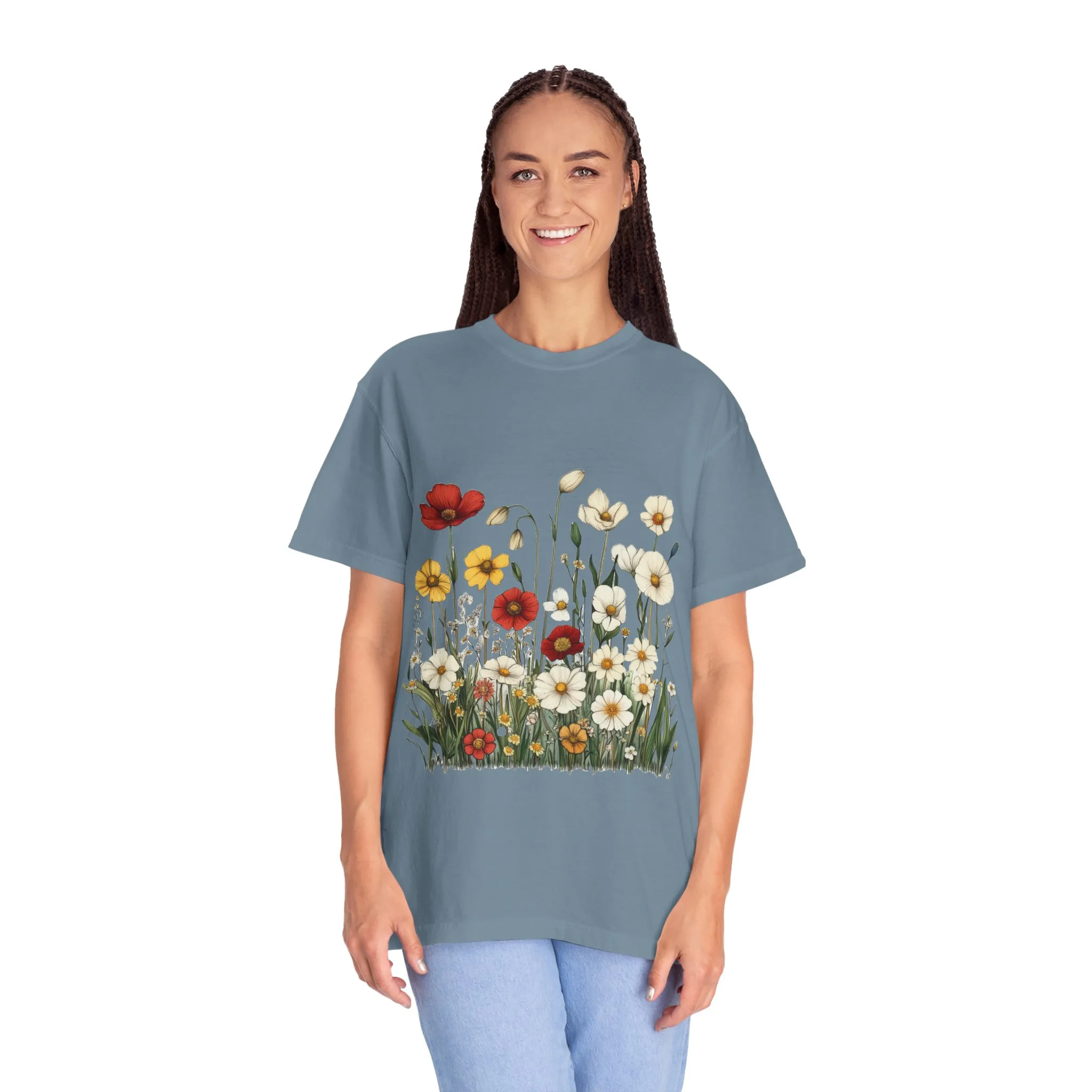 Floral Garden Unisex T-Shirt | Eco-Friendly, Casual Style for Spring & Summer - Image 21
