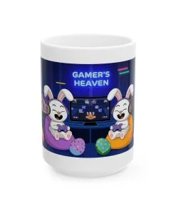 Gamer's Heaven Ceramic Mug - Perfect for Gaming Enthusiasts - 11oz & 15oz