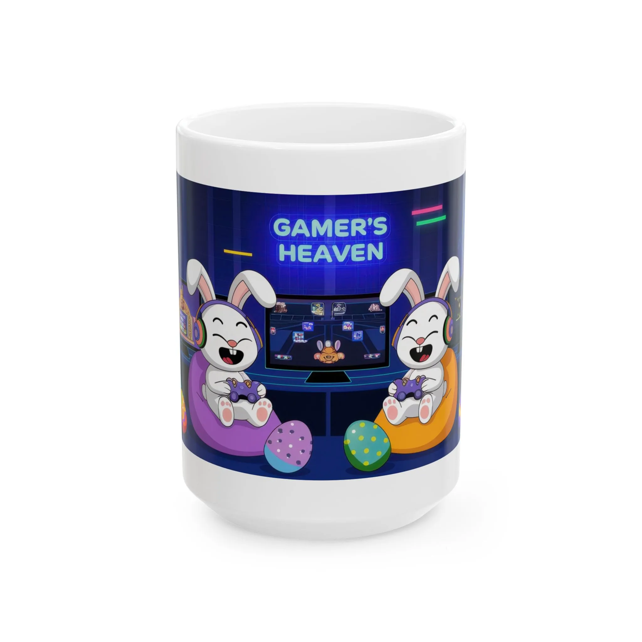 Gamer's Heaven Ceramic Mug - Perfect for Gaming Enthusiasts - 11oz & 15oz
