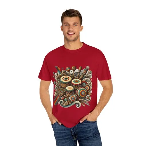 Colorful Bohemian Music Festival T-Shirt - Image 51